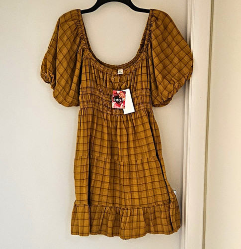Nwt roxy sunset oasis plaid - roxy,